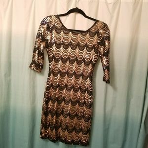 Sequin Windsor dress
